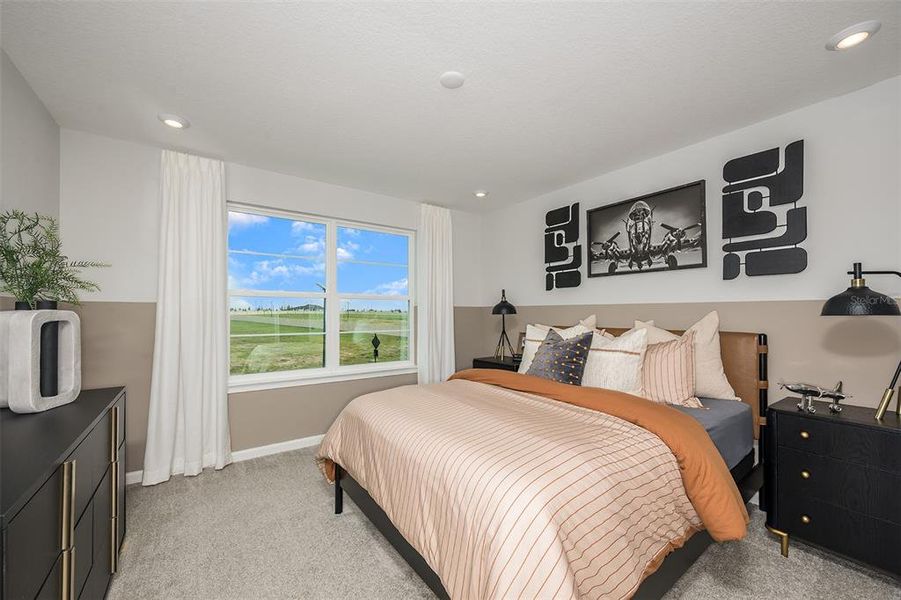 Furnished interior view inside a new home in Pasadena Ridge Master, Dade City (Image 30).