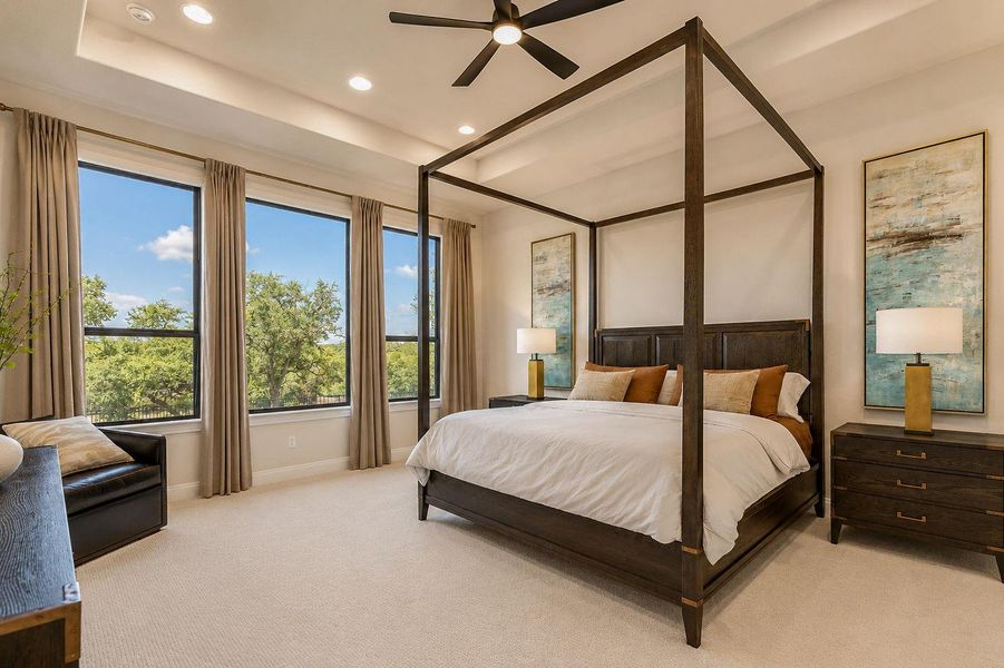 Furnished interior view inside a new home in , Dripping Springs (Image 12).