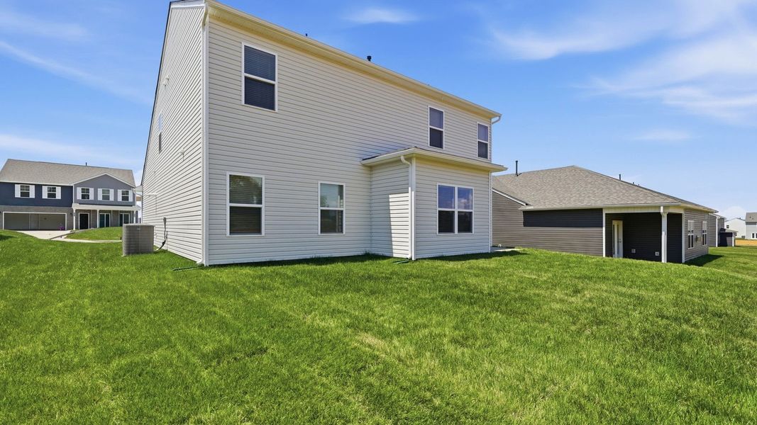 Exterior details and patio area of a home in Keebler Meadows, Johnson City (Image 18). Exterior details and patio area of a home in Keebler Meadows, Johnson City (Image 18).