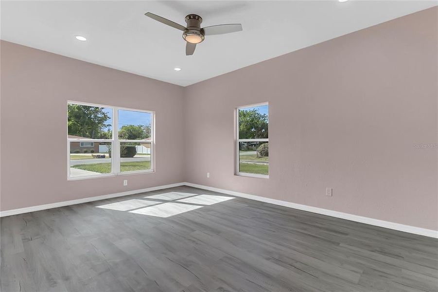 Spacious, unfurnished interior of a new home in , New Smyrna Beach (Image 24). Spacious, unfurnished interior of a new home in , New Smyrna Beach (Image 24).