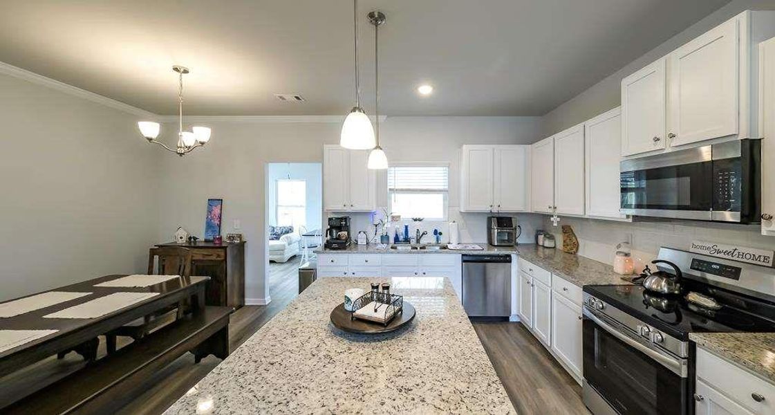 Furnished interior view inside a new home in , Bremen (Image 14).