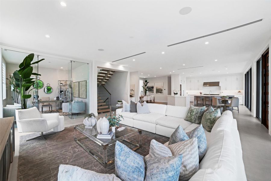 Furnished interior view inside a new home in , Fort Lauderdale (Image 6).