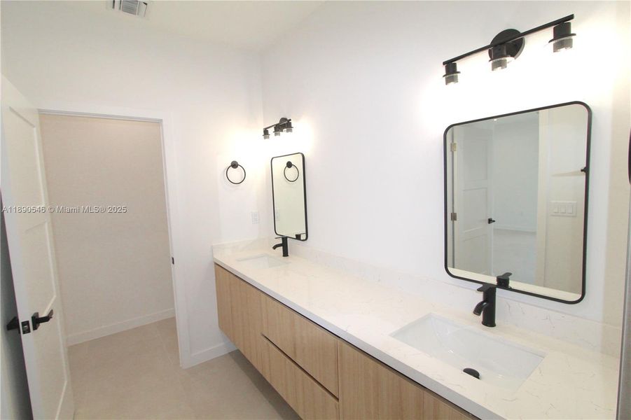 Furnished interior view inside a new home in , Miami (Image 8).