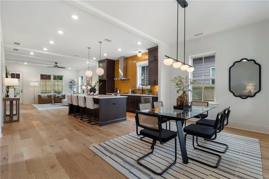 Furnished interior view inside a new home in , Atlanta (Image 3).
