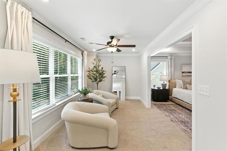 Furnished interior view inside a new home in Ford Landing, Acworth (Image 38).