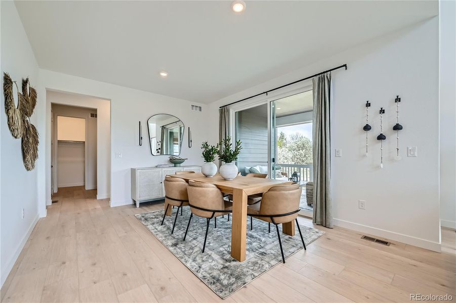 Furnished interior view inside a new home in Riano Ridge: The Grand Collection, Loveland (Image 12).
