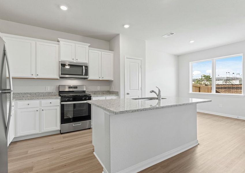 Kitchen and adjoining dining room