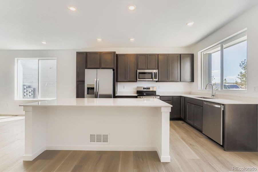 Furnished interior view inside a new home in Parterre: The Parkside Collection, Thornton (Image 4). Furnished interior view inside a new home in Parterre: The Parkside Collection, Thornton (Image 4).
