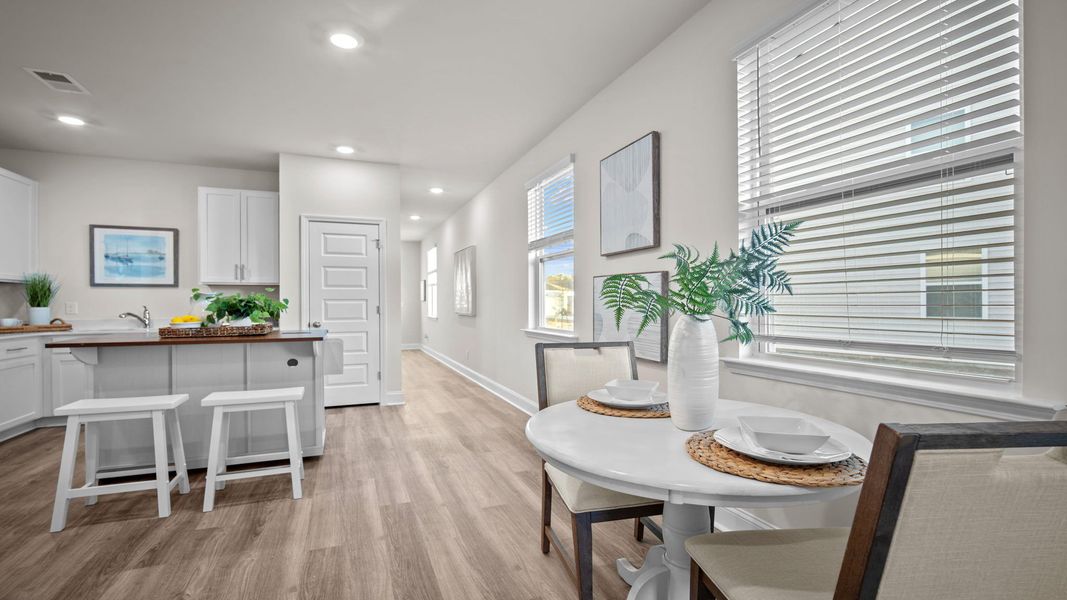 Furnished interior view inside a new home in The Groves at Bees Creek, Ridgeland (Image 15).