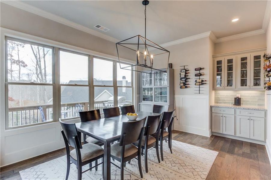 Furnished interior view inside a new home in , Gainesville (Image 18).