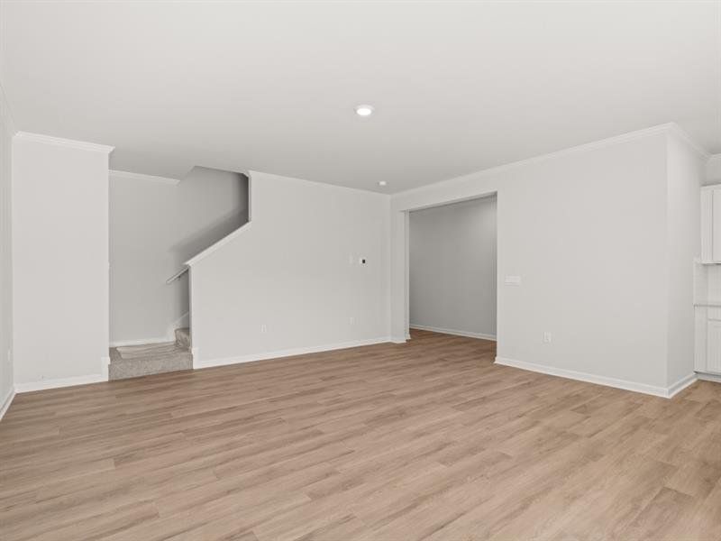 Spacious, unfurnished interior of a new home in Waypoint, Flowery Branch (Image 21).