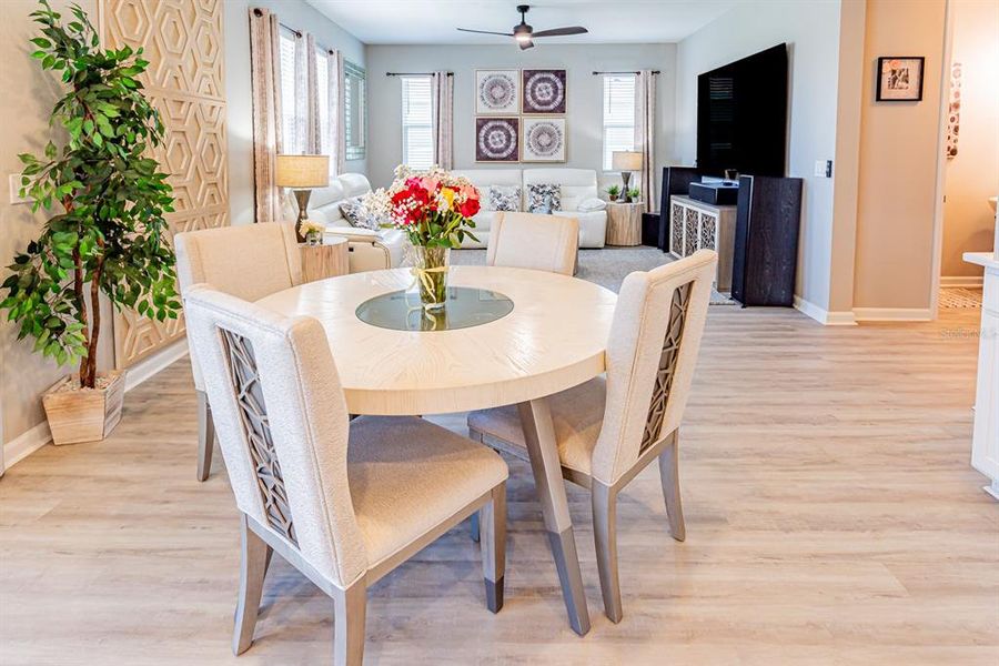 Furnished interior view inside a new home in Seasons at Lakeside Forest, Tavares (Image 44).