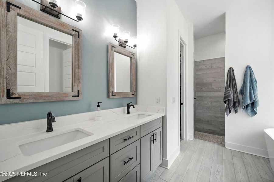 Furnished interior view inside a new home in , Jacksonville (Image 2). Furnished interior view inside a new home in , Jacksonville (Image 2).