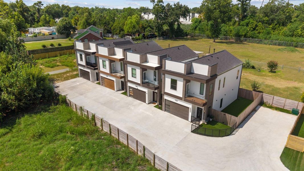 Front exterior of a new home in , Houston, TX, highlighting curb appeal (Image 28). Front exterior of a new home in , Houston, TX, highlighting curb appeal (Image 28).