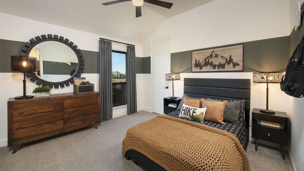 Furnished interior view inside a new home in Homestead, Schertz (Image 12).