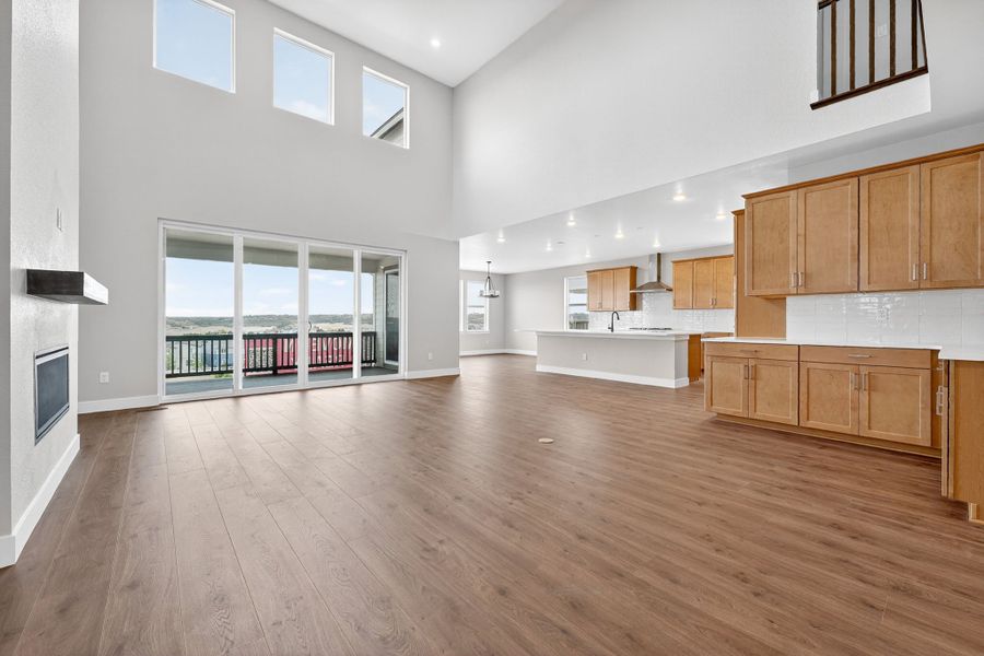 Spacious, unfurnished interior of a new home in Hillside at Crystal Valley Destination Collection, Castle Rock (Image 19).