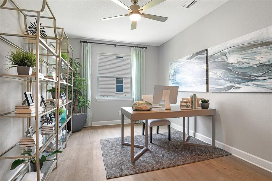 Furnished interior view inside a new home in SummerTide, Palm Coast (Image 11).