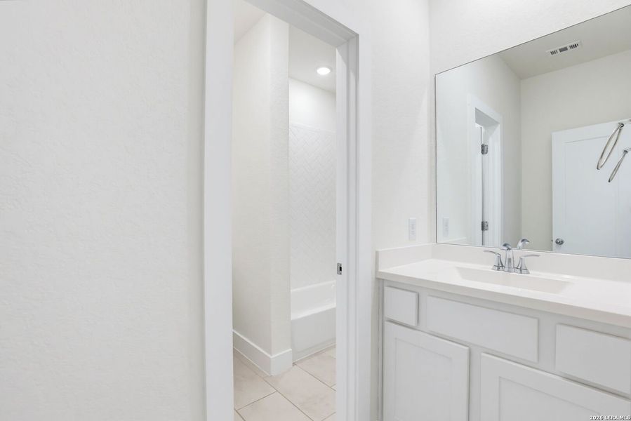 Furnished interior view inside a new home in Alsatian Oaks, Castroville (Image 5).