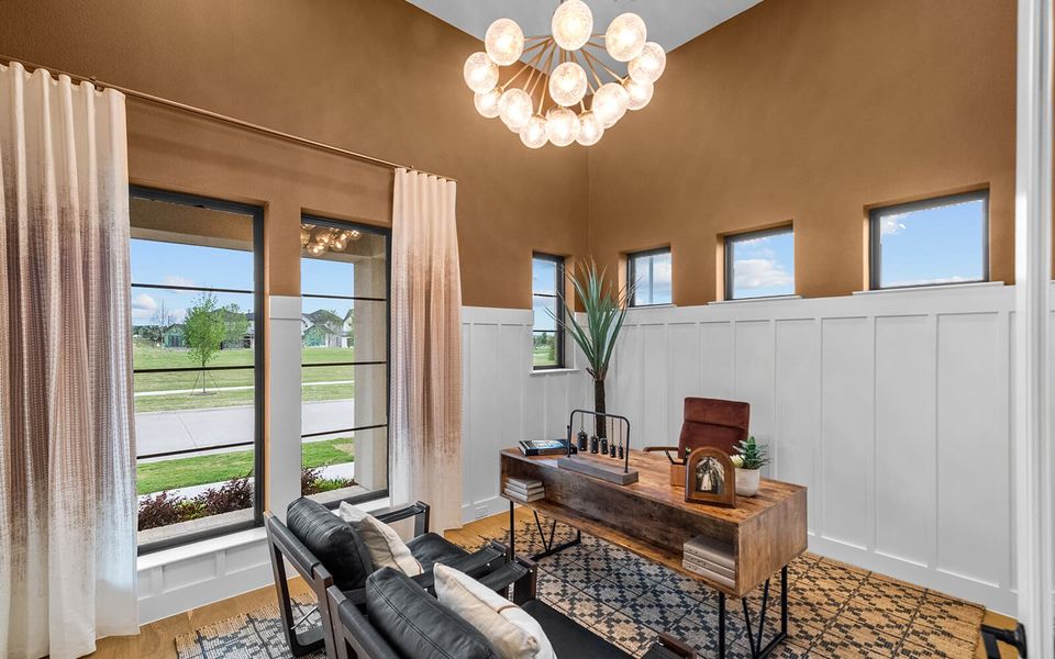 Furnished interior view inside a new home in The Grove Frisco, Frisco (Image 19).