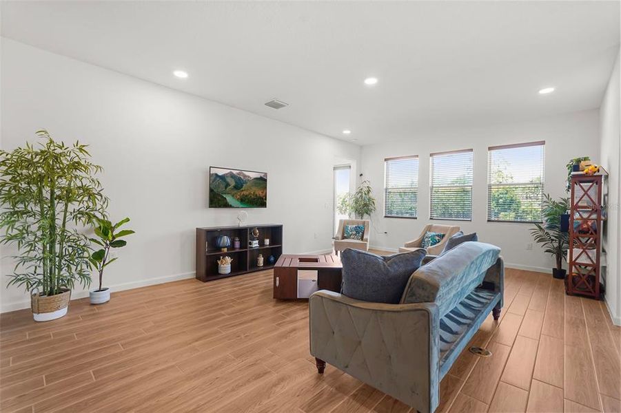 Furnished interior view inside a new home in Estates at Rivercrest, Sanford (Image 39).