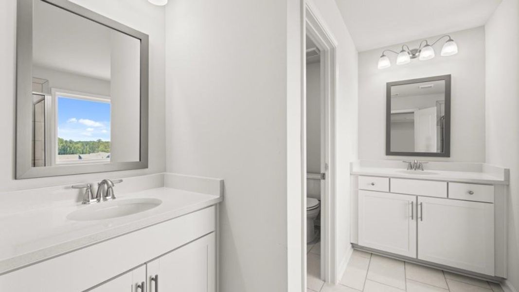 Furnished interior view inside a new home in Hamptons at Riverwood East, Dallas (Image 15).