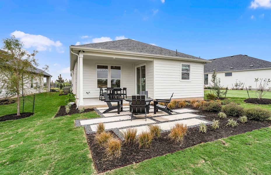 Representative exterior details of a home built from the Compass by Del Webb in Del Webb Austin at Lost Pines, Bastrop (Image 3).