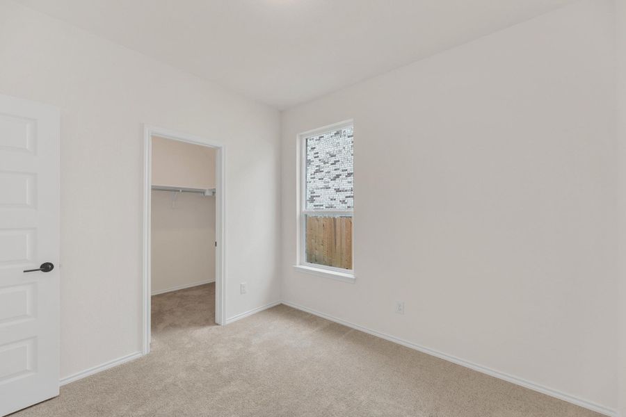 Spacious, unfurnished interior of a new home in Salerno - Heritage Collection, Round Rock (Image 27). Spacious, unfurnished interior of a new home in Salerno - Heritage Collection, Round Rock (Image 27).