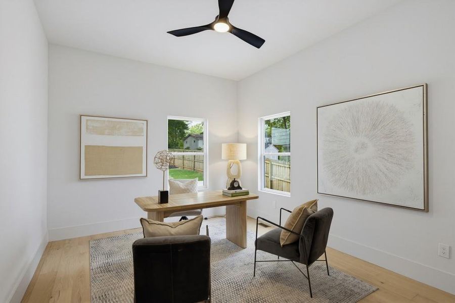 Furnished interior view inside a new home in , Atlanta (Image 38).