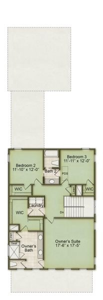 2D floor plan layout for the Barclay by Homes by Dickerson in Nexton, Summerville, SC (Image 2). 2D floor plan layout for the Barclay by Homes by Dickerson in Nexton, Summerville, SC (Image 2).