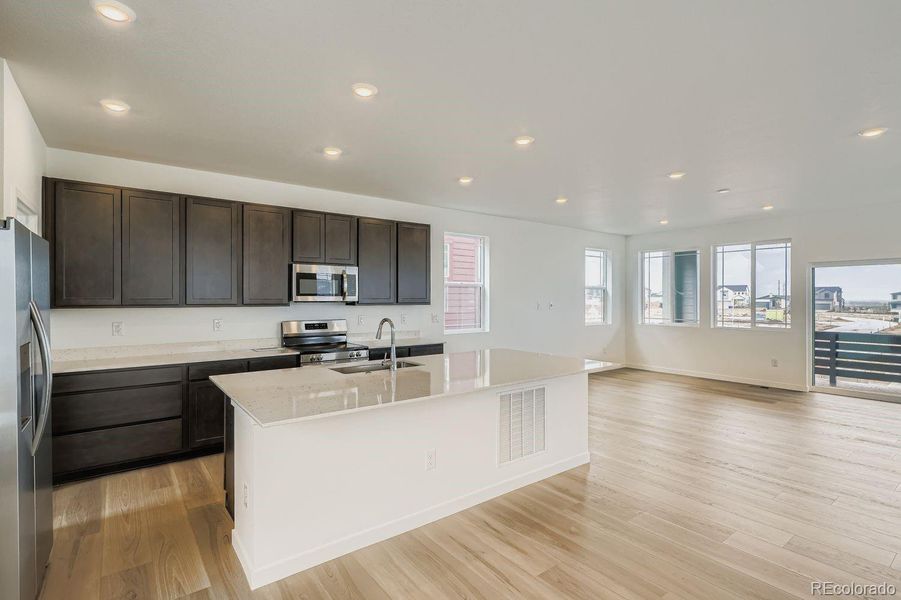 Furnished interior view inside a new home in Sterling Ranch: The Skyline Collection, Littleton (Image 6).