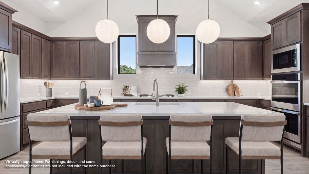 Furnished interior view inside a new home in The Parks at Wilson Creek, Celina (Image 4).