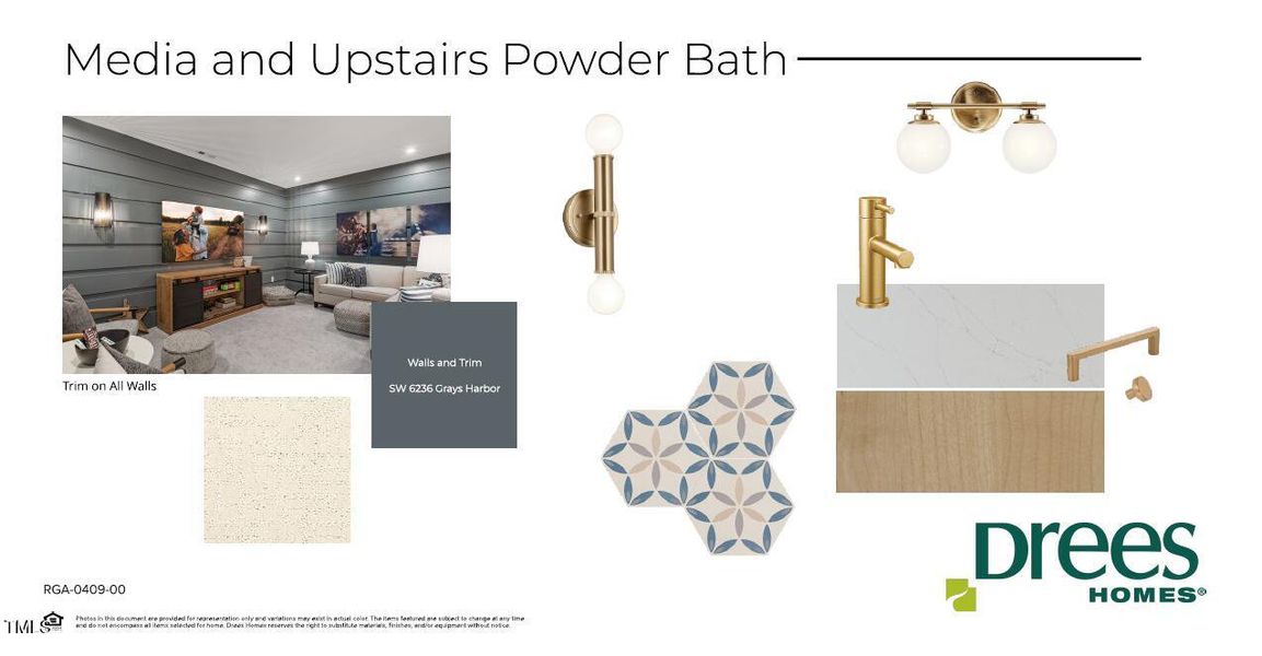 Media and Upstairs Powder Bath