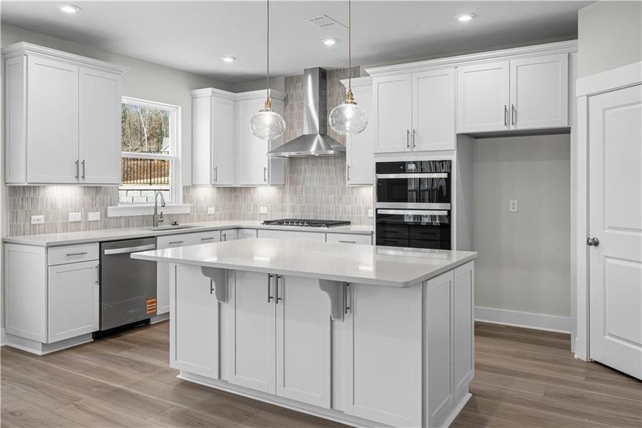 Furnished interior view inside a new home in Hunters Creek, Flowery Branch (Image 9). Furnished interior view inside a new home in Hunters Creek, Flowery Branch (Image 9).