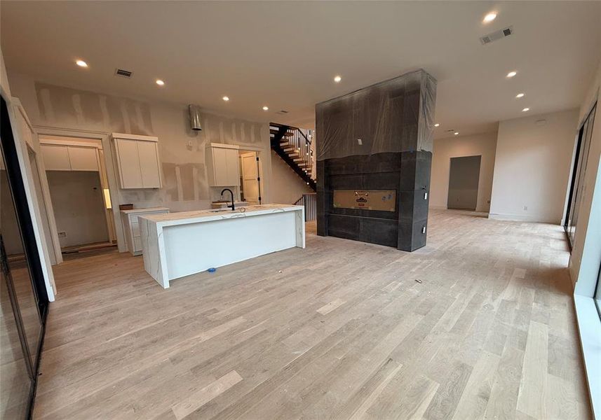 Furnished interior view inside a new home in , Dallas (Image 7).