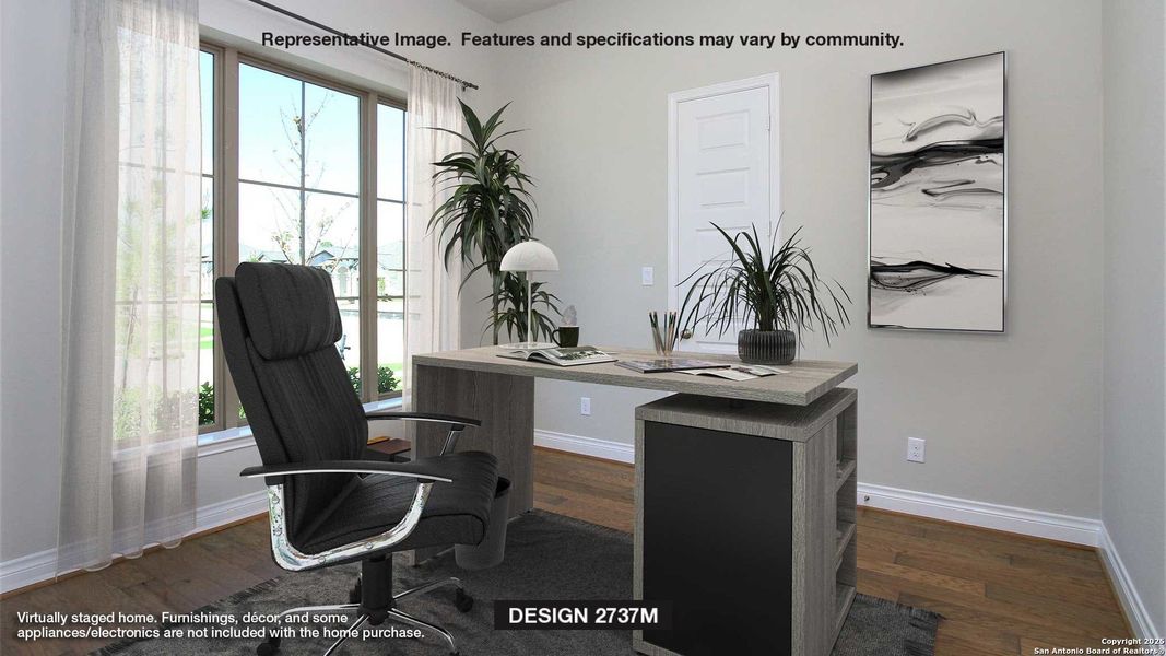 Furnished interior view inside a new home in Hidden Canyon 55', San Antonio (Image 5). Furnished interior view inside a new home in Hidden Canyon 55', San Antonio (Image 5).