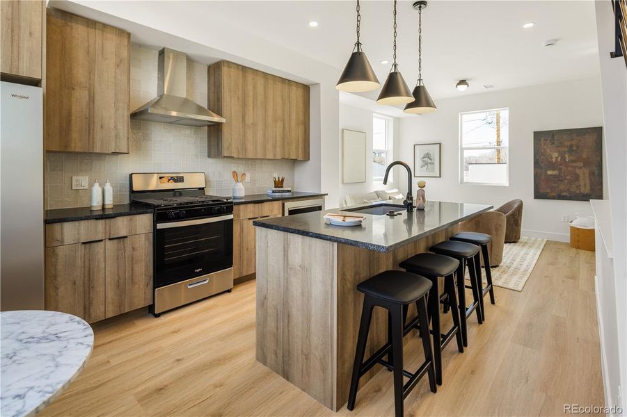 Furnished interior view inside a new home in , Denver (Image 22).