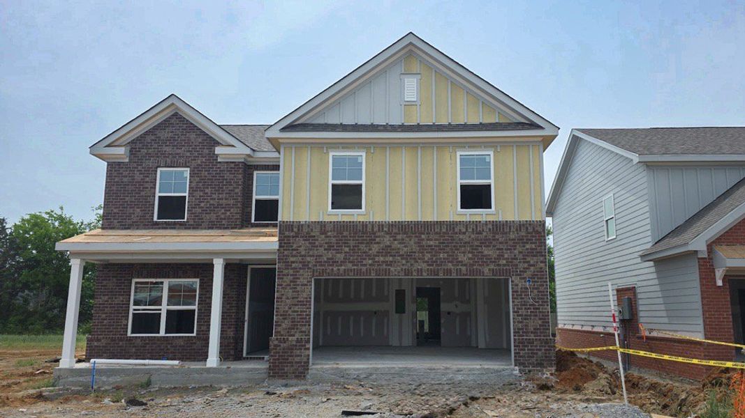 *Photo of actual home under construction May 2026