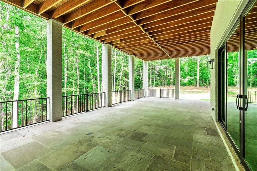 Exterior details and patio area of a home in , Newnan (Image 49).