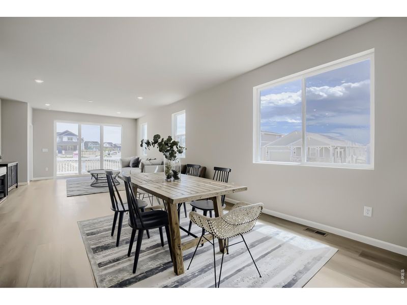 Furnished interior view inside a new home in Country Club Reserve, Fort Collins (Image 18).