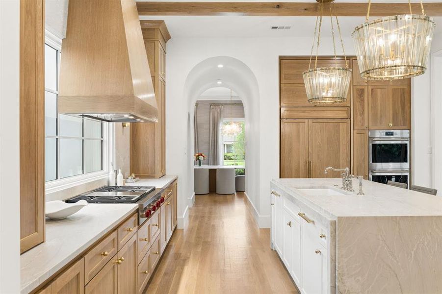 Furnished interior view inside a new home in , Dallas (Image 21).