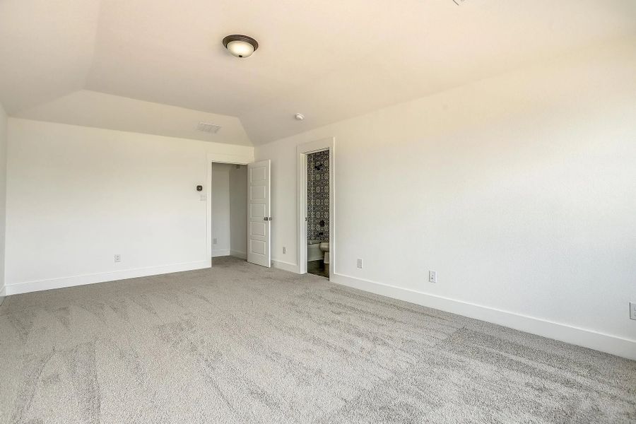 Representative unfurnished interior of a home built from the The Brazos by Elmwood Custom Homes in Matthews Farm, Venus (Image 20). Representative unfurnished interior of a home built from the The Brazos by Elmwood Custom Homes in Matthews Farm, Venus (Image 20).