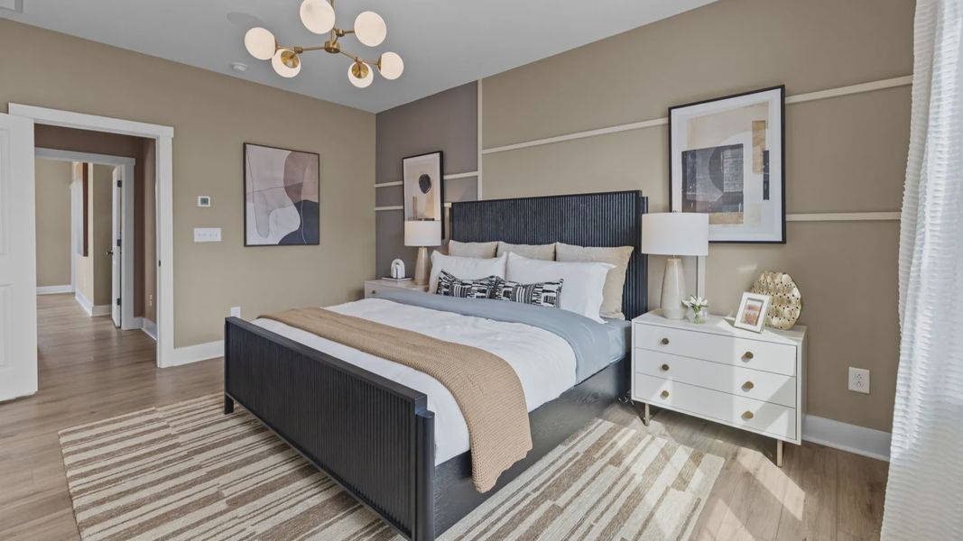 The Landon Plan at River District by DRB Homes in Charlotte, NC-  Primary Bedroom