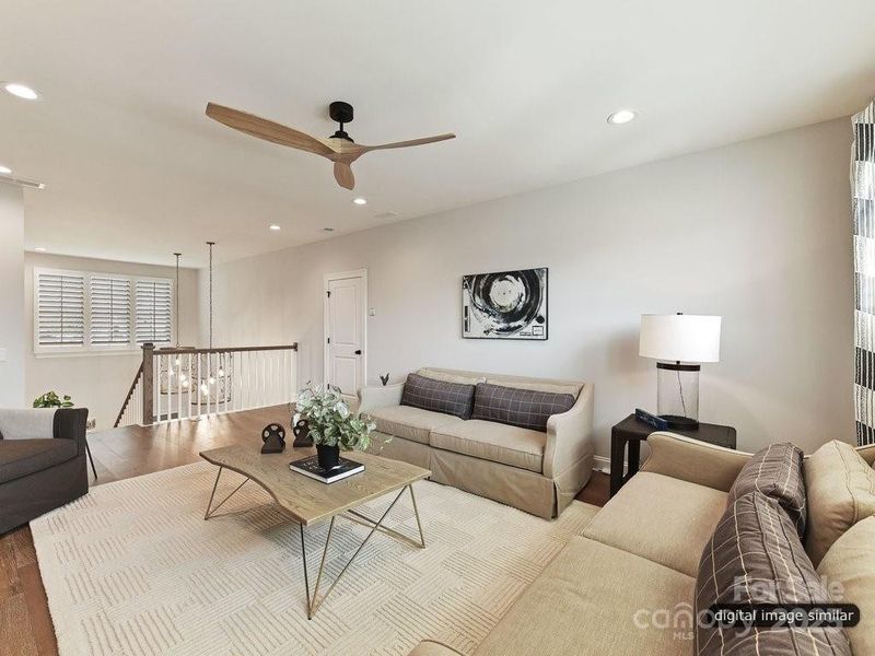Furnished interior view inside a new home in McLean - South Shore, Clover (Image 8).