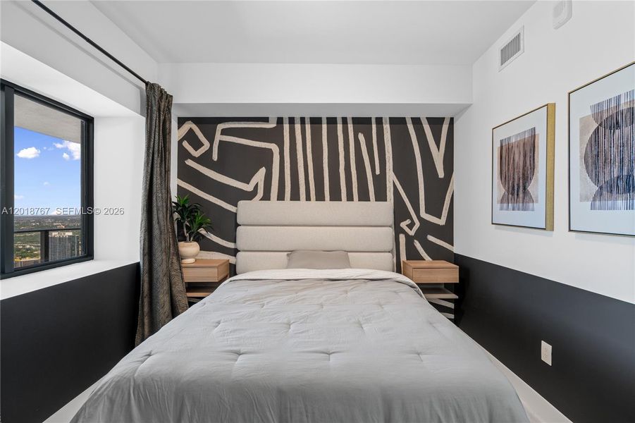 Furnished interior view inside a new home in , Miami (Image 15).