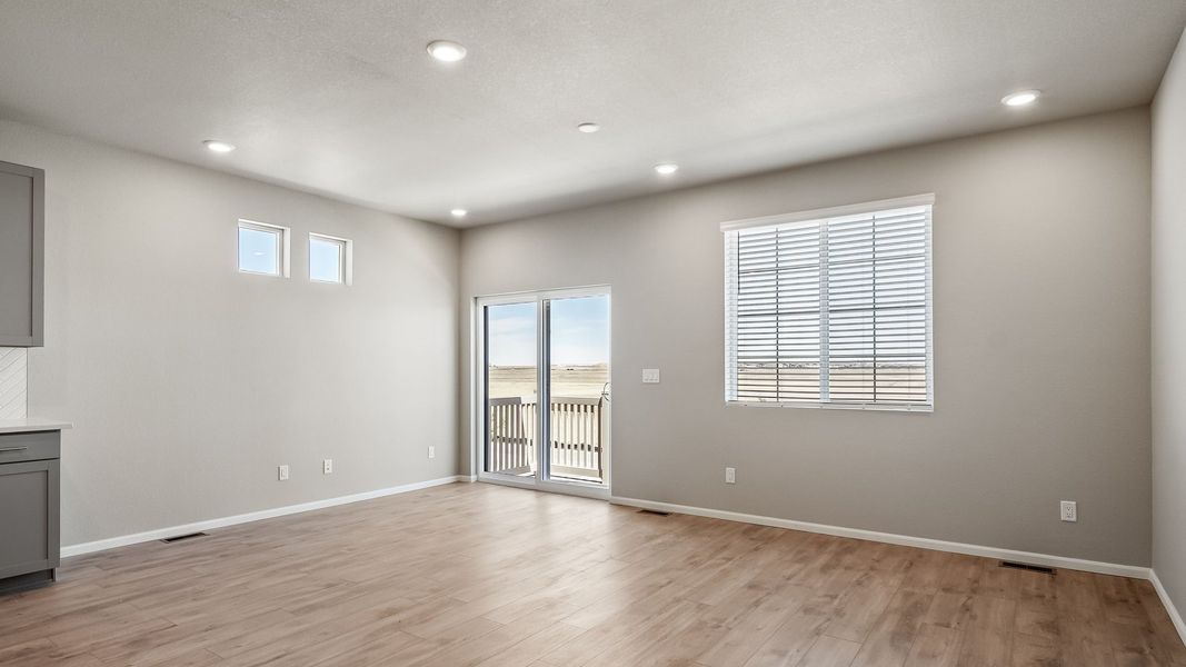 Spacious, unfurnished interior of a new home in Reunion, Commerce City (Image 14). Spacious, unfurnished interior of a new home in Reunion, Commerce City (Image 14).