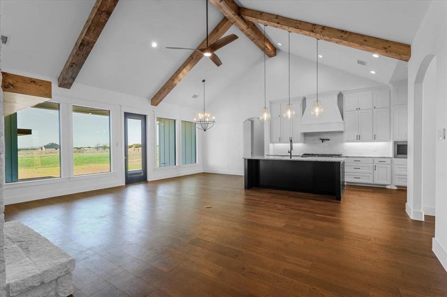 Spacious, unfurnished interior of a new home in , Godley (Image 22).