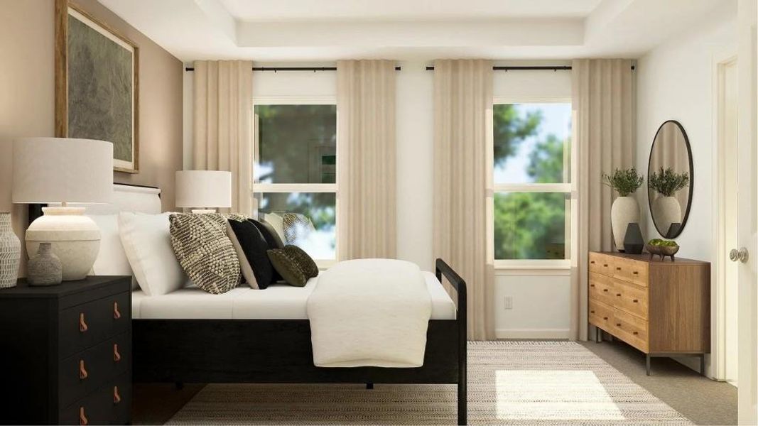 Furnished interior view inside a new home in , Woodstock (Image 11).