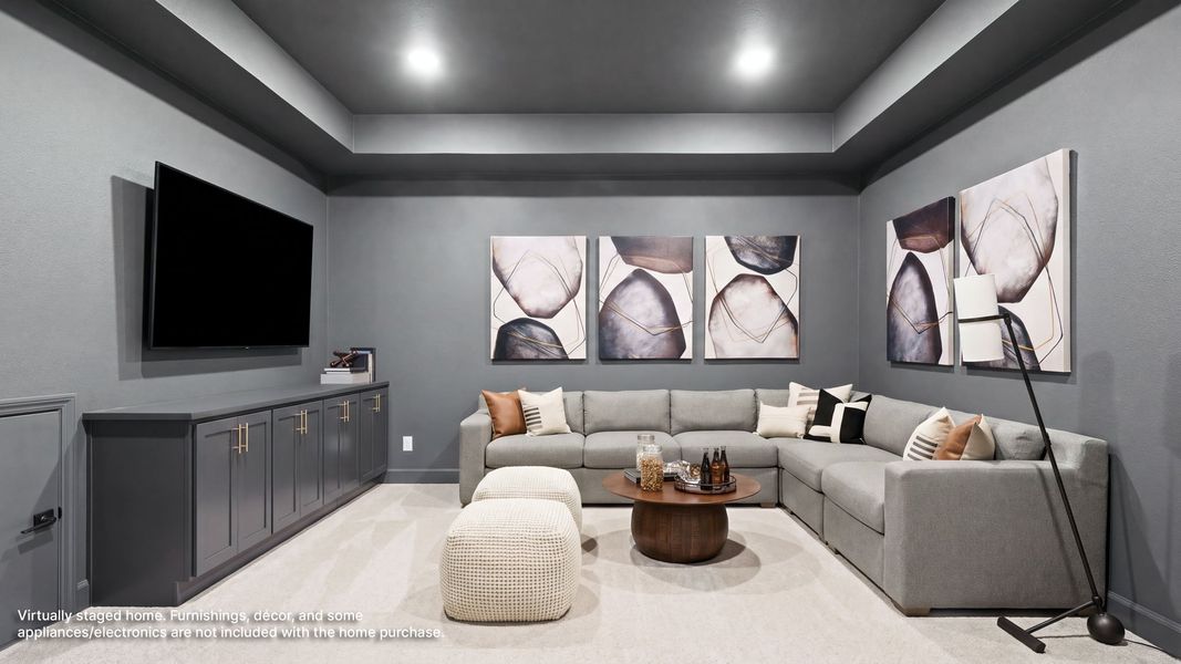 Furnished interior view inside a new home in Landmark, Denton (Image 11).