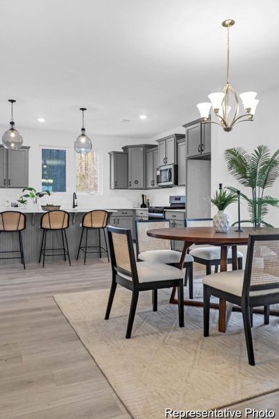 Furnished interior view inside a new home in , Ravenel (Image 11).