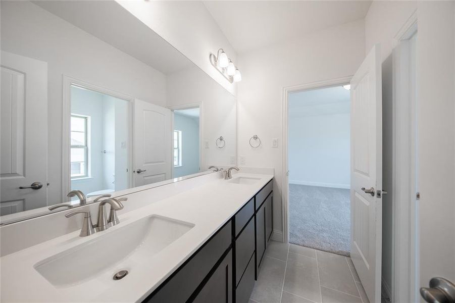 Furnished interior view inside a new home in Valencia on the Lake: Valencia 50s, Little Elm (Image 10). Furnished interior view inside a new home in Valencia on the Lake: Valencia 50s, Little Elm (Image 10).